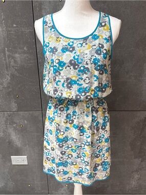 Pins & Needles Yellow & Gray Floral Dress